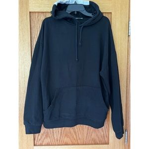Zara oversized black hoodie